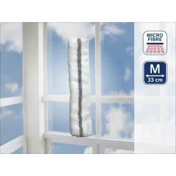 LEIFHEIT rezerves gumijas lāpstiņa Classic logu tīrītājam, 33 cm, melna