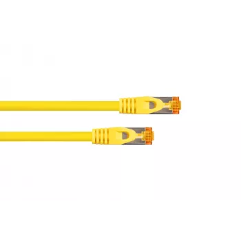 KABELMEISTER Cat.7 S/FTP tīkla kabelis, RJ45, TPE apvalks, bez halogēniem, dzeltens, 1m