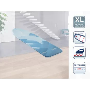 LEIFHEIT Gludināšanas dēļa pārvalks Heat Reflecta Universal 140x45 cm