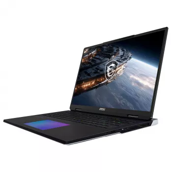 MSI Titan 18 HX A2WJ-1410FRY spēļu klēpjdators, 18 collu UHD+ Mini LED 240Hz, Intel Core Ultra 9 290HX Plus, 64GB DDR5, 2TB SSD, GeForce RTX 5090 24GB, Windows 11 Pro, franču AZERTY tastatūra