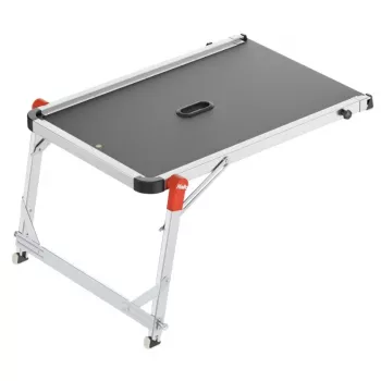 HAILO TP2 Pro kāpņu platforma - regulējama alumīnija darba platforma kāpnēm, 150 kg, EN 131