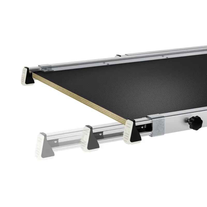 HAILO TP2 Pro kāpņu platforma - regulējama alumīnija darba platforma kāpnēm, 150 kg, EN 131
