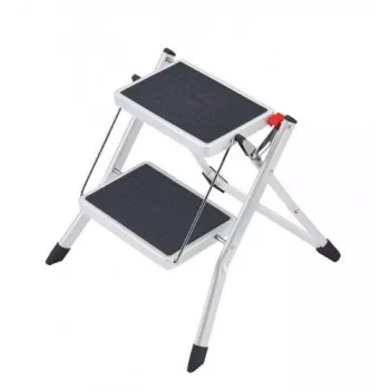 HAILO Salokāms pakāpiens MK60 StandardLine tērauds 2 pakāpieni balts