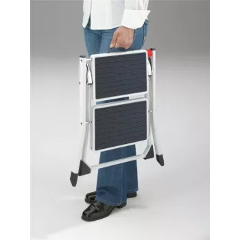 HAILO Salokāms pakāpiens MK60 StandardLine tērauds 2 pakāpieni balts