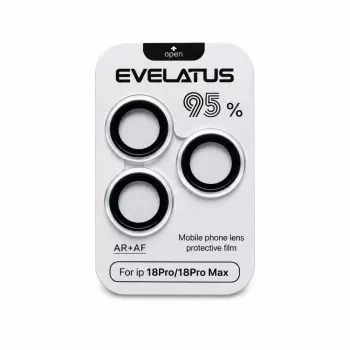 Evelatus Armor Series kameras objektīva aizsargs Apple iPhone 18 Pro / 18 Pro Max - sudraba