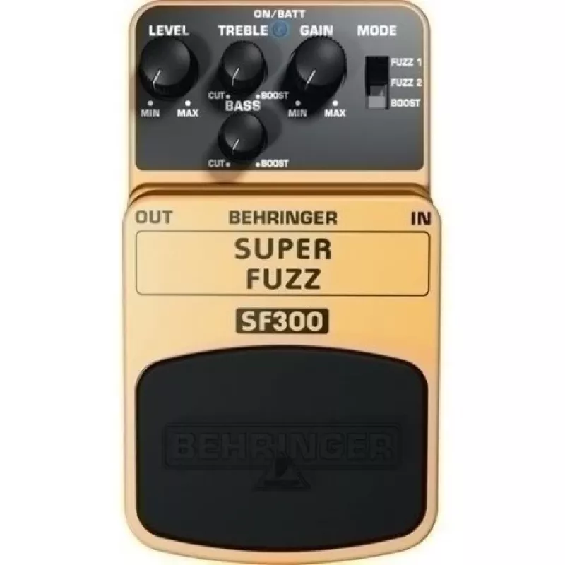 Behringer SF300 Super Fuzz pedālis ar 3 režīmiem elektriskajai ģitārai