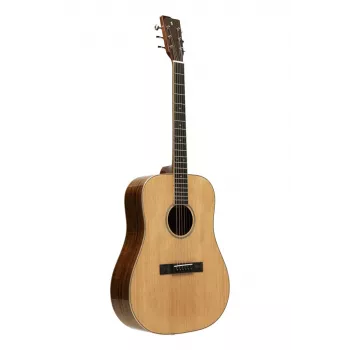 Stagg SA45 D-AC Dreadnought akustiskā ģitāra - dabīgā koka krāsā
