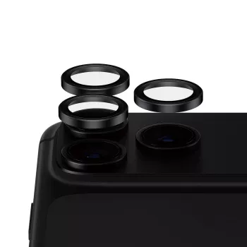PanzerGlass PG Hoops keramikas kameras objektīva aizsargs iPhone 15 Pro / 15 Pro Max