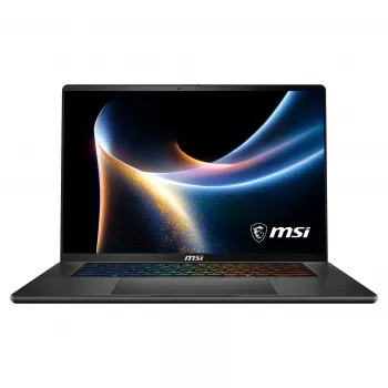 MSI Stealth 16 AI+ B3WGX-015FR 16 collu QHD+ 240Hz spēļu portatīvais dators - Intel Core Ultra 9 U9-386H, 32GB RAM, 1TB SSD, NVIDIA GeForce RTX 5070, AZERTY franču klaviatūra, Windows 11 Pro