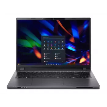 Acer TravelMate P216-51-G2 16 collu WUXGA klēpjdators ar Intel Core 5 120U, 16GB, 256GB SSD, Iris Xe, Win11 Pro Edu, pelēks, 3 gadu garantija