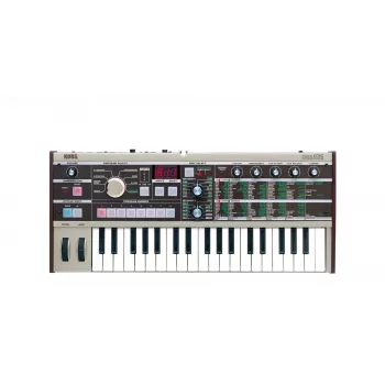 Korg microKORG analogās modelēšanas sintezators ar 37 mini taustiņiem un vokoderi, pelēks
