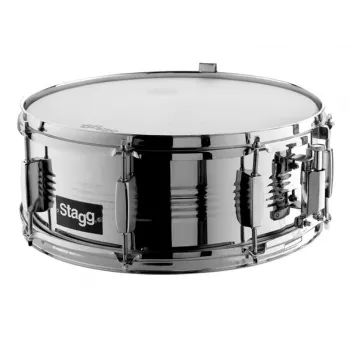 Stagg SDS-1455ST8/M 14 inch x 5.5 inch tērauda bungu šķīvis, hromēts