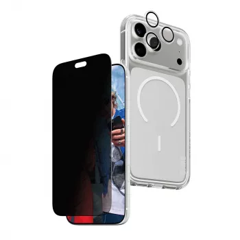 PanzerGlass Privacy Flagship 3-in-1 komplekts iPhone 18 Pro Max