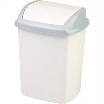 CURVER Dominik 25L atkritumu tvertne, pelēka, 36.5 x 29.1 x 48 cm