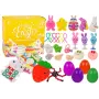 LEAN TOYS Easter Fidget Toys pretstresa rotaļlietu komplekts 24 elementi