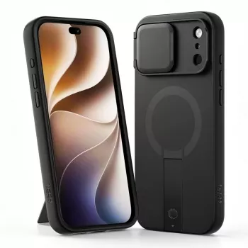 TECH-PROTECT Kevlar Aura MagSafe vāciņš iPhone 17 Pro Max / 18 Pro Max - melns