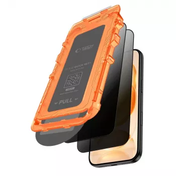 TECH-PROTECT Quick Set Spy+ Privacy rūdīta stikla ekrāna aizsargplēve 2 gab. iPhone 18 Pro Max
