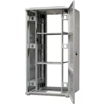 EmiterNet Top brīvstāvošs rāmja skapis 32U 800x800x1540mm ar metāla/stikla priekšējām durvīm EM/SH05D-8832