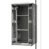 EMITERNET EmiterNet Top brīvstāvošs rāmja skapis 32U 800x800x1540mm ar metāla/stikla priekšējām durvīm EM/SH05D-8832