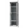 EMITER EmiterNet Top 42U brīvi stāvošs skapju skapis, 600x1000x1980 mm, stikla priekšdurvis, melns EM/SH05D-6042