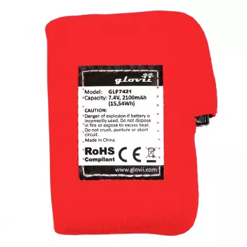 Glovii Li-Polimēra akumulators 2100 mAh 7.4V apsildāmajiem cimdiem un cepurēm