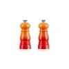 Le Creuset sāls un piparu dzirnaviņu komplekts 11 cm Volcanic Orange