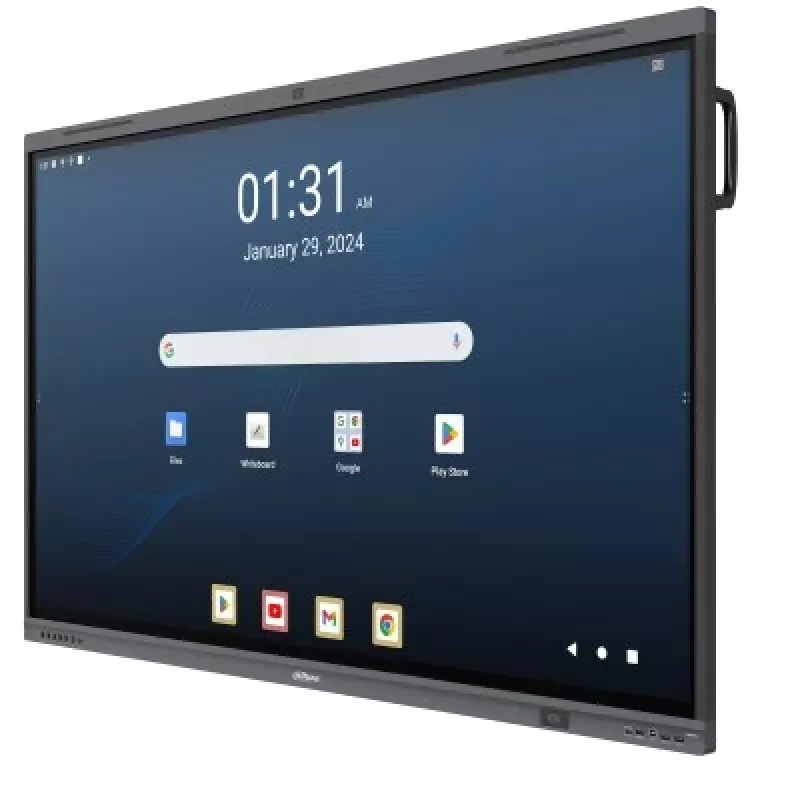 Dahua DHI-LPH65-MC480-U 65 collu 4K interaktīvais skārienekrāns ar Android 13, EDLA sertifikātu, 40 punktu IR skārienu, 48MP kameru, 8 mikrofonu masīvu, Wi-Fi 6, 8GB RAM, 128GB atmiņu