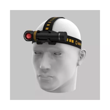 Armytek Elf C2 MAX WR USB-C uzlādējams galvas lukturis un prožektors, 2500 lm balta + 230 lm sarkana gaisma, IP68, magnētisks aizmugures vāciņš, iekļauta 18650 baterija