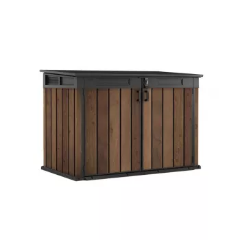 Keter Deco Horizontal Shed valriekstu toņa dārza noliktava