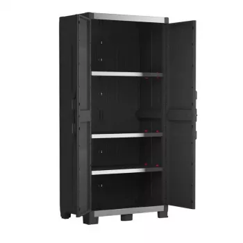 KETER XL Garage garāžas augstais skapis 89x54x188cm melns