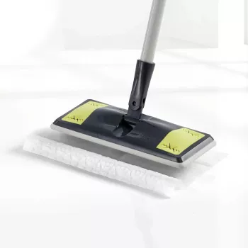 MERY grīdas birste putekļu savākšanai Dust Mop 25,8x10,5cm ar 10 audumiem 29,5x21,5cm
