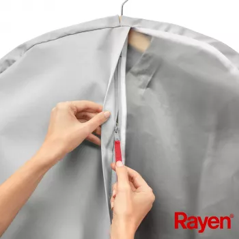RAYEN Apģērbu pārvalks S Premium pelēks 60x100cm