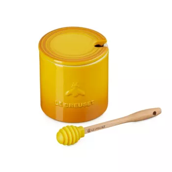 LE CREUSET medus pods ar karoti 420 ml keramika dzeltena