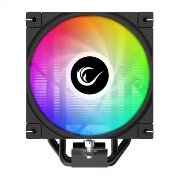 Rampage RM-C180 FROSTY ARGB 120mm CPU gaisa dzesētājs, 180W TDP, melns