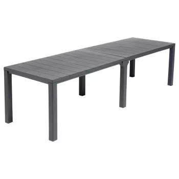Keter Julie Double Table dārza galds (2 konfigurācijas) pelēks