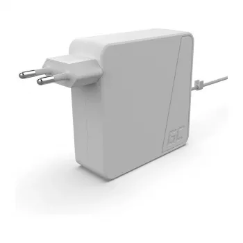 GREENCELL N Green Cell 60W MagSafe 2 barošanas adapteris MacBook ar baltu korpusu