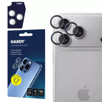 3MK PROTECTION Apple iPhone 18 Pro / 18 Pro Max HARDY Lens Protection Pro Black aizsargs kameras lēcām