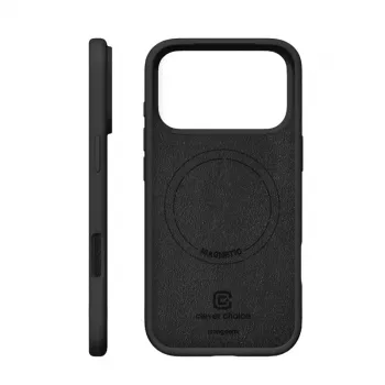 Crong Color Cover Magnetic - MagSafe apvalks iPhone 18 Pro / 17 Pro (melns)