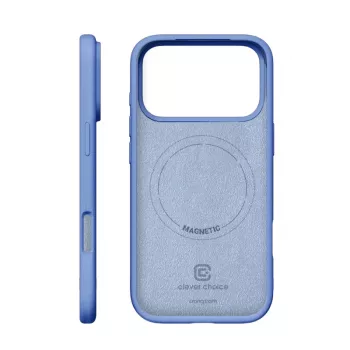 Crong Color Cover Magnetic - Maciņš MagSafe iPhone 18 Pro / 17 Pro (zils)