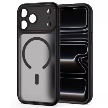 TECH-PROTECT MAGCAM MAGSAFE iPhone 17 Pro / 18 Pro matēts melns/sarkans