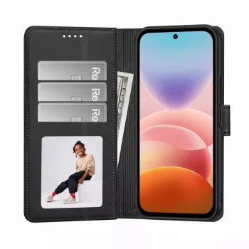 Tech-Protect Wallet maciņš Xiaomi Redmi 17 4G / 5G, melns