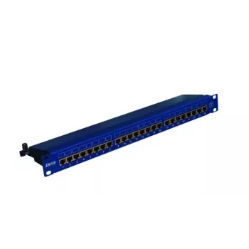 EMITERNET Panel 19, 24xRJ45 STP cat.6 (1U) ar plauktu, zils DCN/PPFA674EKS248C6