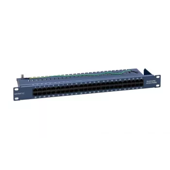 EMITERNET 19 telefonu panelis/ISDN 50xRJ45 (1U) zils FN/TEL/FA850KT5084BK