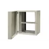 EMITER EM/AH6515 15U sienas tīkla skapis 600x550x770 mm, rūdīta stikla durvis, melns