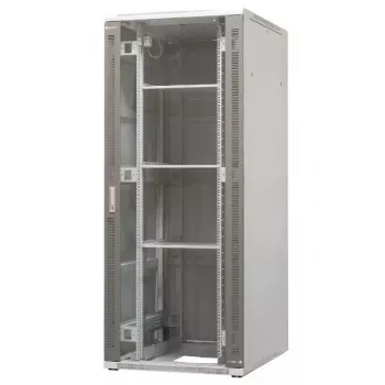 EMITER EM/SH05D-8042 Brīvi stāvošs serveru skapis 42U 800x1000x1980mm Melns Stikla/Tērauda Durvis
