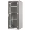 EMITER EM/SH05D-8042 Brīvi stāvošs serveru skapis 42U 800x1000x1980mm Melns Stikla/Tērauda Durvis
