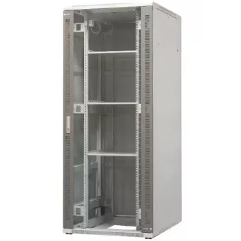 EMITER EM/SH05D-8042 Brīvi stāvošs serveru skapis 42U 800x1000x1980mm Melns Stikla/Tērauda Durvis