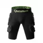 Qunature Ski - Advanced L gurnu aizsargi slēpošanai, snovbordam, slidām - melni
