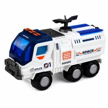 LEAN TOYS Lielais kosmosa komplekts ar staciju, raķeti, šatlu, izpētes transportlīdzekli un astronautiem