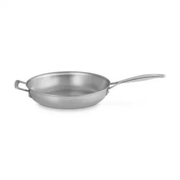 LE CREUSET 3 slāņu nerūsējošā tērauda panna bez pārklājuma Ø28cm